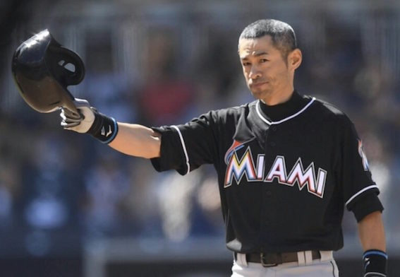 マーリンズのイチロー選手が2979安打を達成して3000本安打まで残るは21安打と迫る