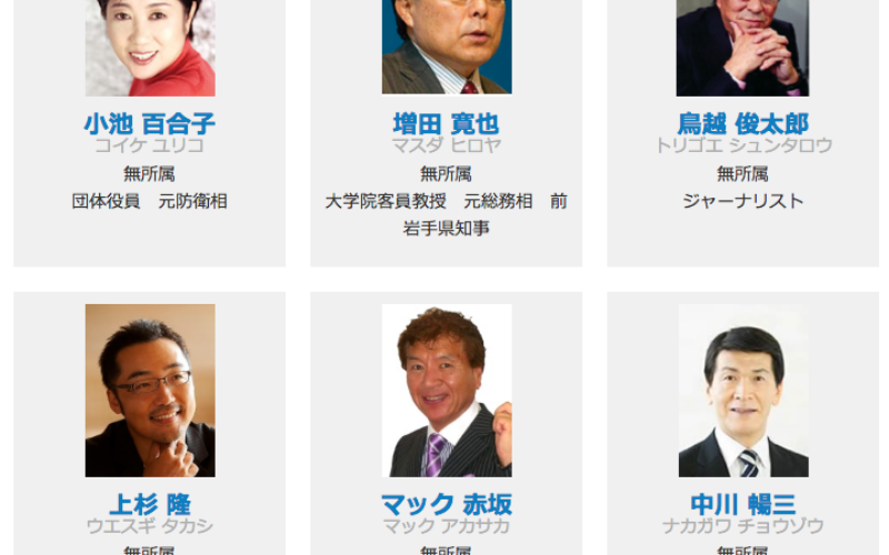 東京都の知事選が始まった