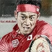 男子テニス選手の錦織圭佑