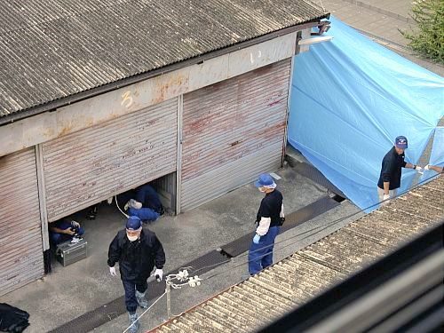 岡山市北区に勤務していた派遣社員の女性を強姦して金品を奪い殺害