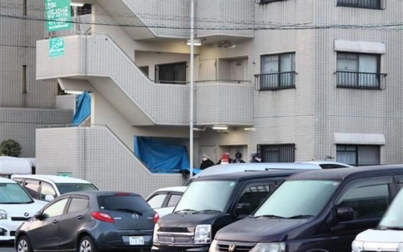 静岡市葵区にあるマンションの1階住居で家族4人が刺殺された事件