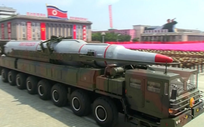 北朝鮮で弾道ミサイルを積んだ移動式発射台が捕捉