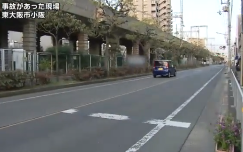 大阪府東大阪市の路上で女子大生がひき逃げされ死亡した事件