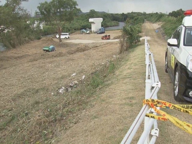 愛知県西尾市の矢作古川にある河川敷でスーツケースに入れられた白骨遺体