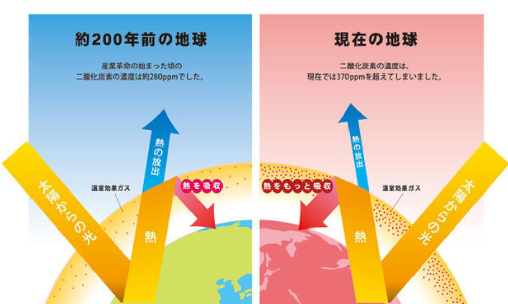 大気中の二酸化炭素の排出源は人類の活動が原因だと断定