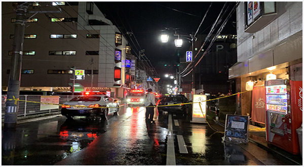 新潟市中央区にある雑居ビルで飲食店勤務の女性が男に刃物で刺殺事件