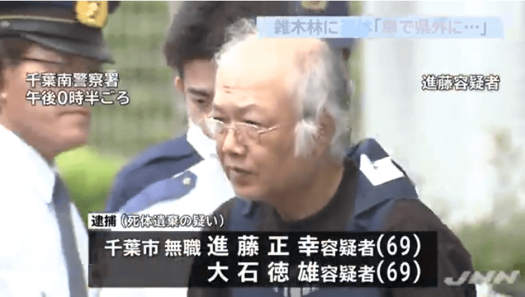 千葉県東金市の雑木林に男性の遺体を遺棄して埋めた事件裁判