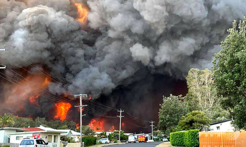 オーストラリア東部で森林火災に加えて他にも70ヶ所で大規模な火災
