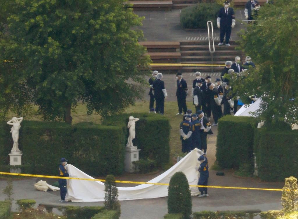 東京都港区にあるイタリア公園敷地内で土の中に埋められた乳児の遺体