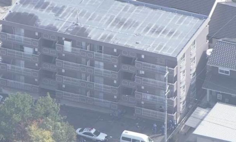 愛知県岡崎市日名本町にあるマンションで刺殺された男性の遺体