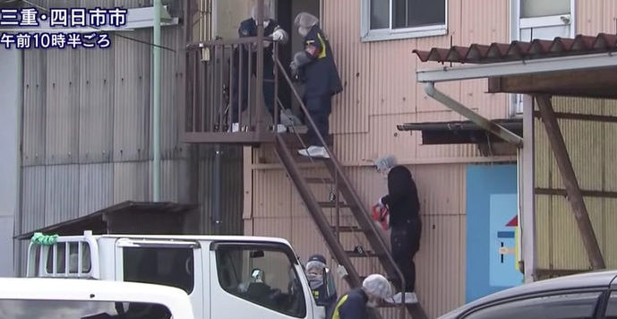 三重県四日市市にある塗装会社の寮でミャンマー人の男性が刺殺事件