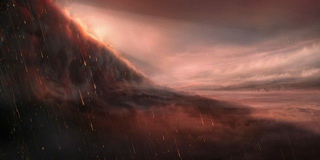 太陽系外惑星の中には日が差し込まない夜の空から鉄の雨が降る現象がある