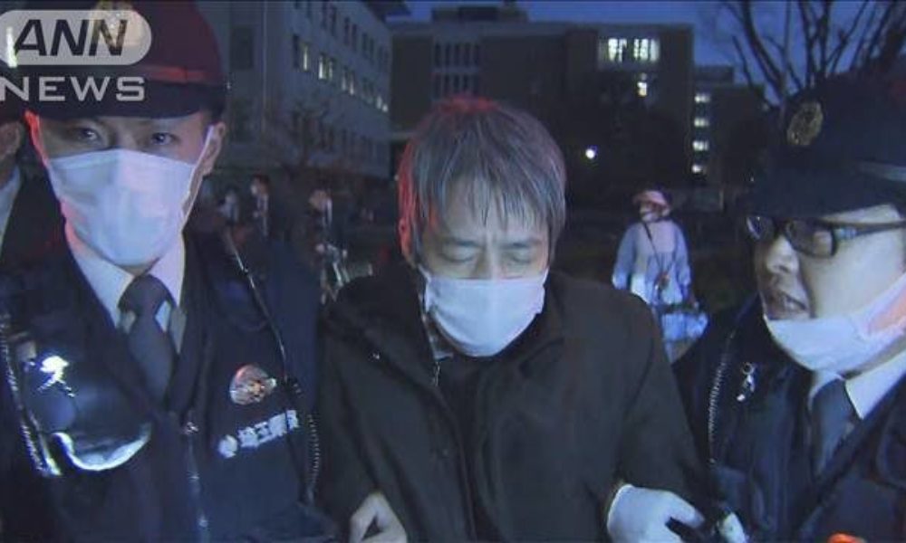 埼玉県にある県庁前の路上で妻を殺傷した容疑で逮捕された別居中の夫