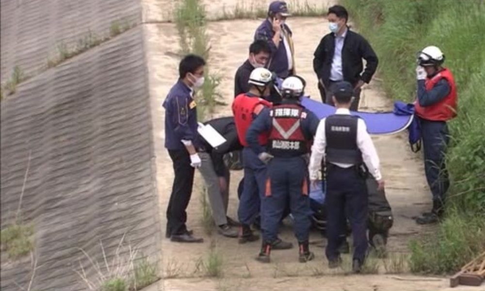 福島県郡山市にある逢瀬川の水面に浮いている男性が発見され死亡確認
