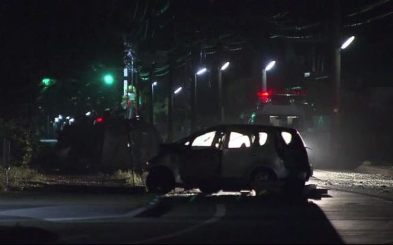 福岡県福津市の国道495号線で普通車と軽が正面衝突して2人が死亡