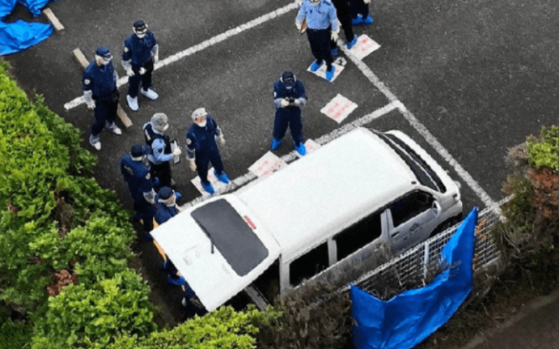 埼玉県和光市にあるマンション駐車場で軽ワゴン車から男性の遺体