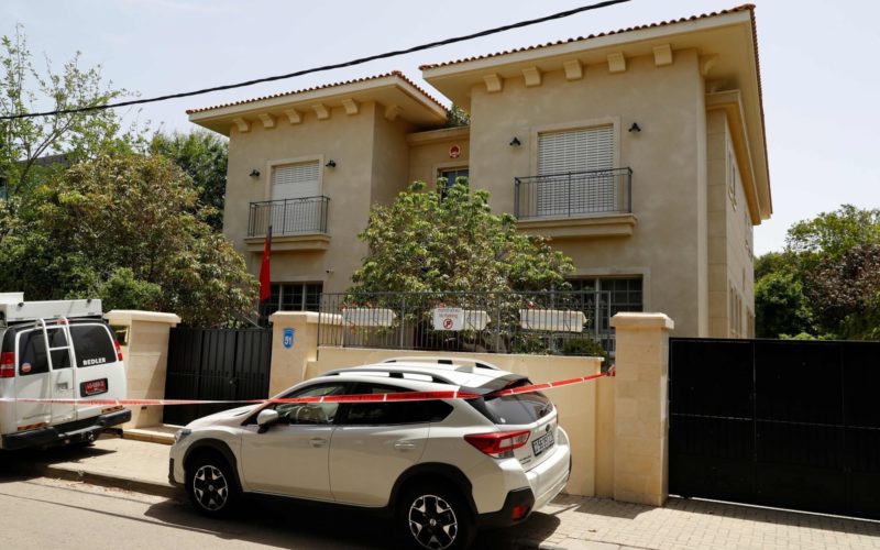 イスラエルの中国大使が大使公邸の寝室内で原因不明の死亡
