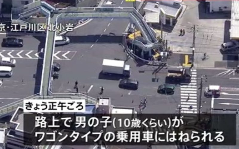 東京都江戸川区の路上で10歳の男の子がひき逃げされて死亡