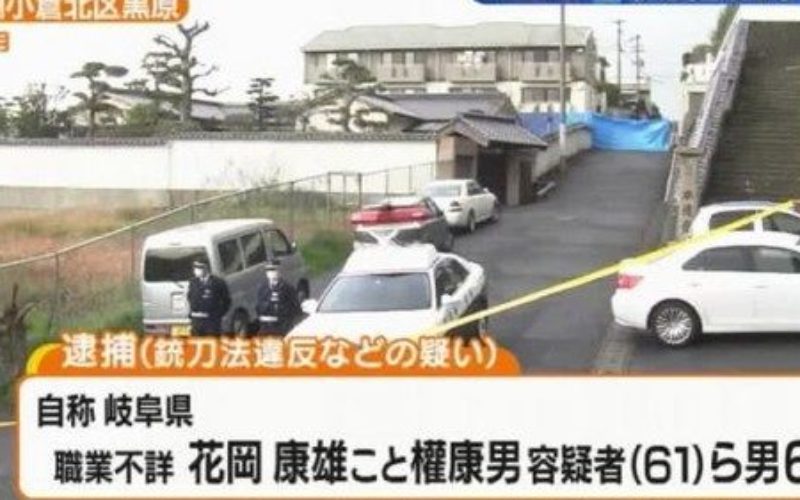 北九州市にある住宅に拳銃の銃弾を発砲して逃げていた6人の男を逮捕