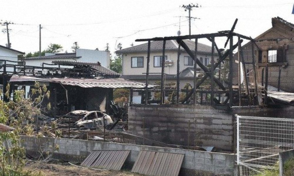 宮城県栗原市の電気店から出火して5棟の店舗を全焼して鎮火