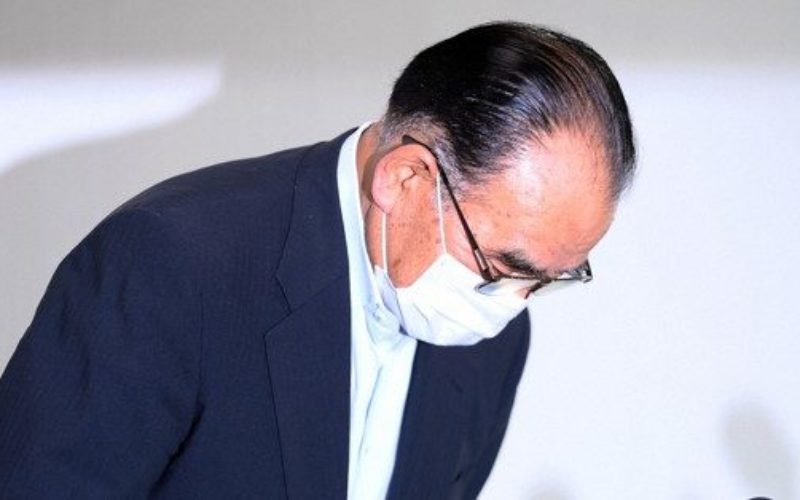 前法務大臣から三原市長に現金が受領されていた事実を認める