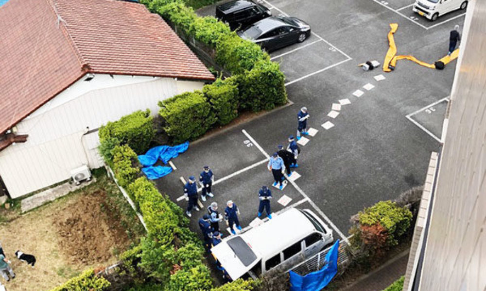 和光市のマンション駐車場に止めて車内に遺体を遺棄した男らを逮捕