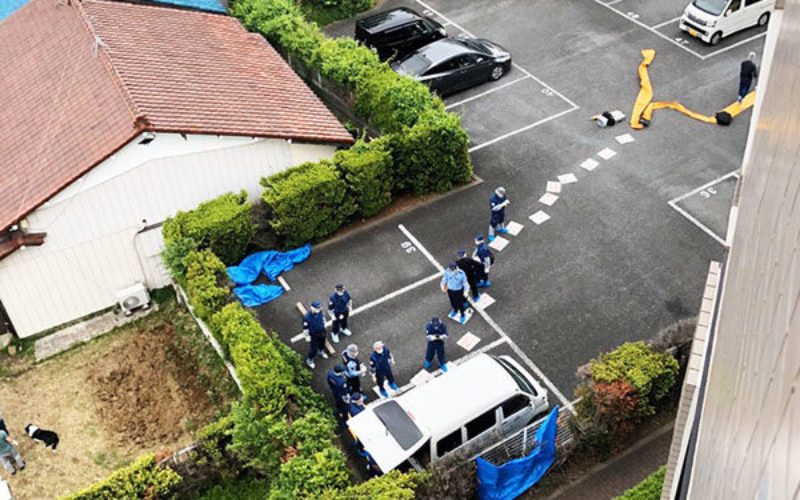 和光市のマンション駐車場に止めて車内に遺体を遺棄した男らを逮捕