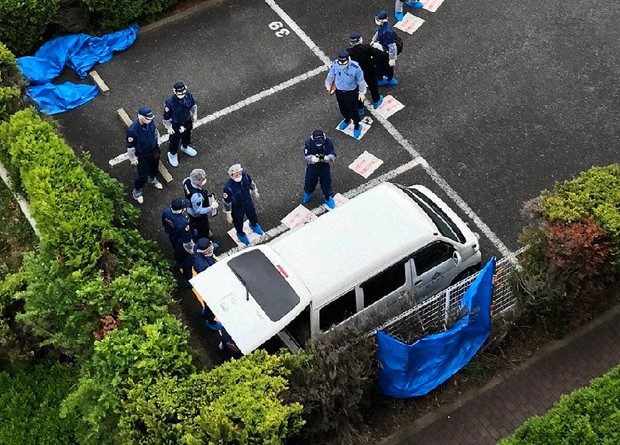 和光市のマンション駐車場に止めて車内に遺体を遺棄した男らを逮捕