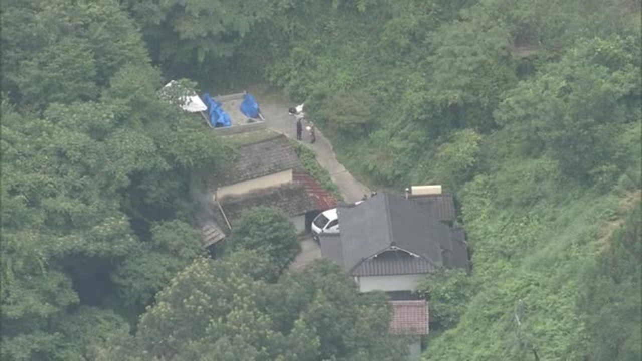 岡山県高梁市にある山中で行方不明の男性が埋められていた遺体