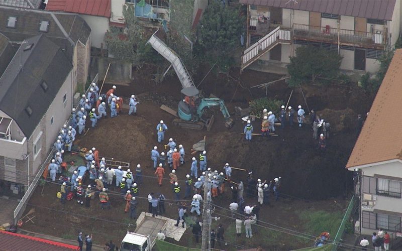 東京都板橋区の住宅造成工事で壁面に建てられた壁が崩れ男性作業員が死亡
