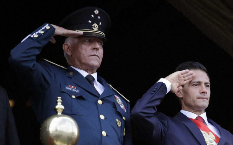 メキシコの元陸軍大将が麻薬の密輸に資金洗浄の疑いで逮捕