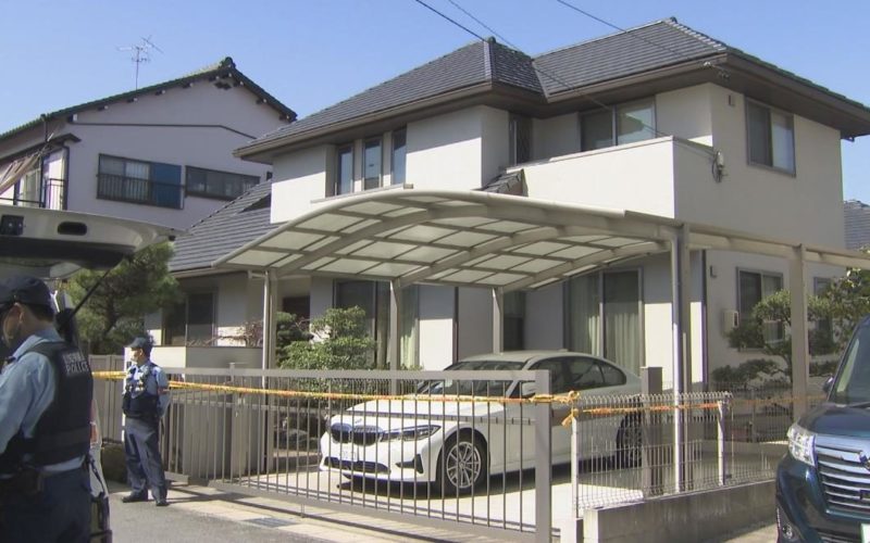 愛知県尾張旭市にある住宅で高齢の男性が金槌で殴られ死亡