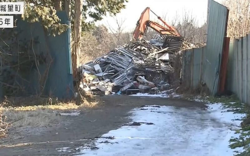 茨城県城里町にある資材置き場で4年前に古物商の男性殺害事件