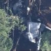 静岡県島田市大代の山林にヘリが墜落して大破し操縦士が死亡