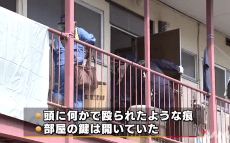 熊本市西区にあるアパートで男性が撲殺された事件での容疑者が死亡