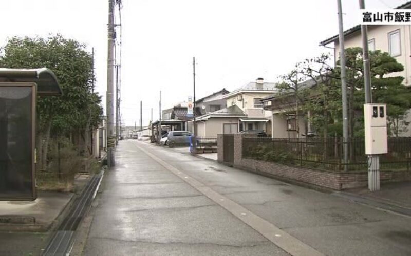 富山市飯野で包丁を持った男が接近し身の危険を感じた警官が発砲
