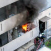 大阪府大東市のマンションで男が上の階に住む女性を殺害し自宅に放火