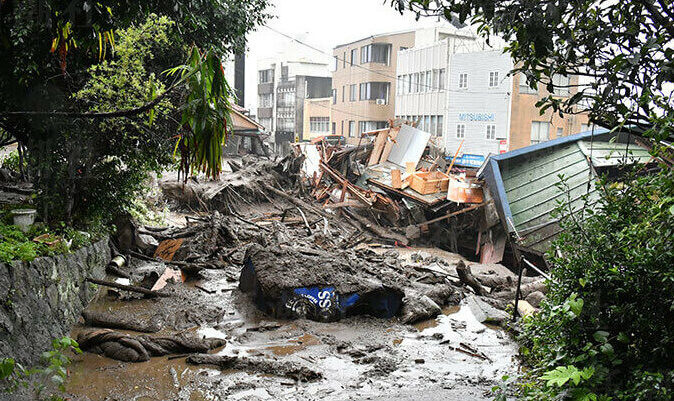 静岡県熱海市で発生した土石流は違法な盛り土が原因か