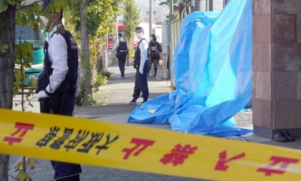 大阪市平野区の有料老人ホームで職員の女性が殺害され建物の真下に男性の遺体
