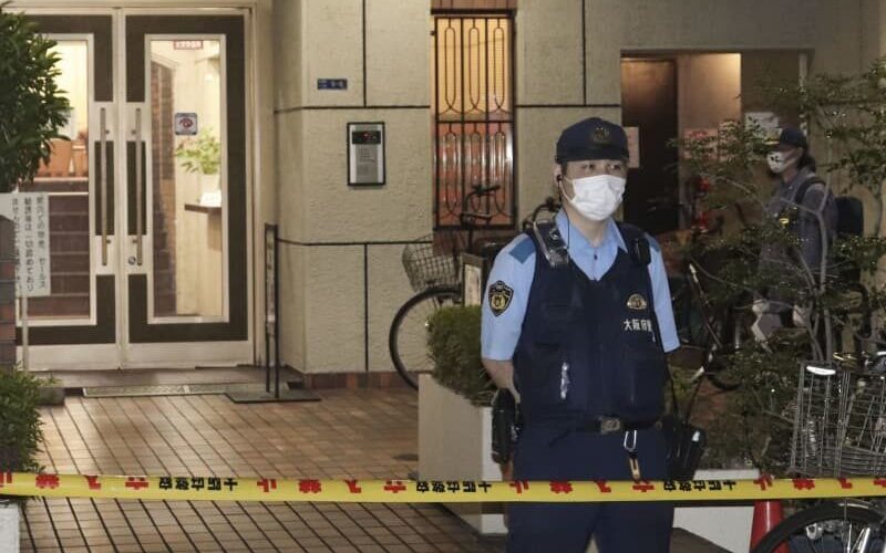 大阪市中央区にあるマンションの室内で撲殺された外傷のある男性の遺体