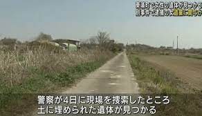 別件で逮捕した2人の男女が愛知県東浦町にある空き地に女性の遺体を埋めた死体遺棄事件