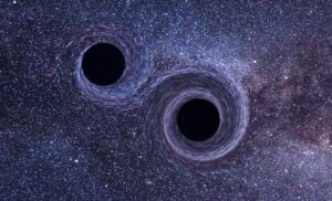 宇宙空間に現れてくるブラックホールは異なる宇宙空間への入り口か？