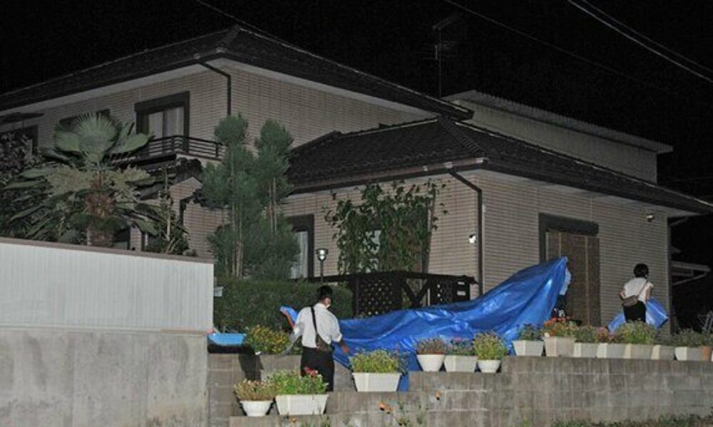 岐阜県関市武芸川町の民家で高齢夫婦がシートに包まれ死亡していた遺体