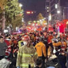 韓国の首都ソウルにある繁華街で将棋倒しになって倒れた観光客や住人の死亡事故