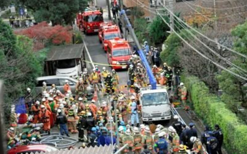 東京都江戸川区にある工事現場で爆発事故があり男性の2人が死亡