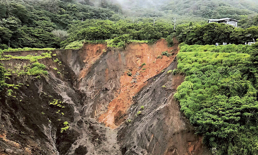 静岡県熱海市で起きた土石流の調査で土壌から見つけ出されたセシウム